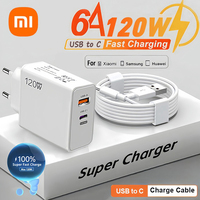 Chargeur USB Type-C PD 120W super rapide, adaptateur de charge rapide, pour ordinateur portable, tablette, iPhone 15, iPad, Macbook, OPPO, Samsung, Xiaomi 1